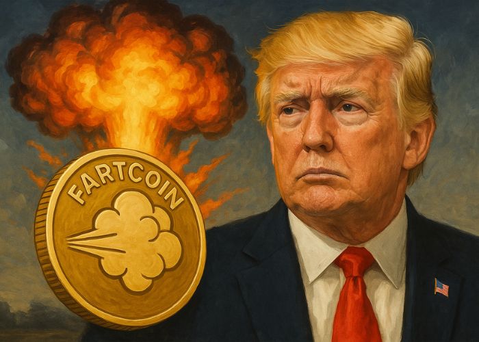 Fartcoin entra no top 5 das moedas meme e ameaça TRUMP