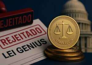 Lei GENIUS reprovada no Senado: golpe nas stablecoins