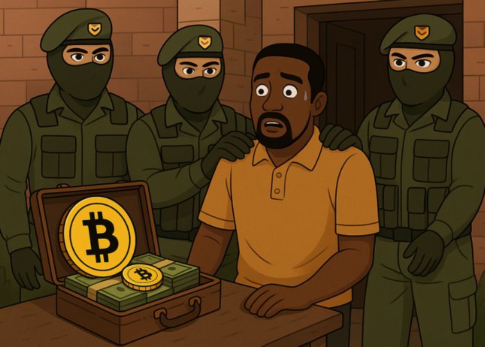 Sequestro de fundador cripto envolve US$ 500 mil em perdas