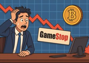 Ações da GameStop caem com Bitcoin após aposta ousada