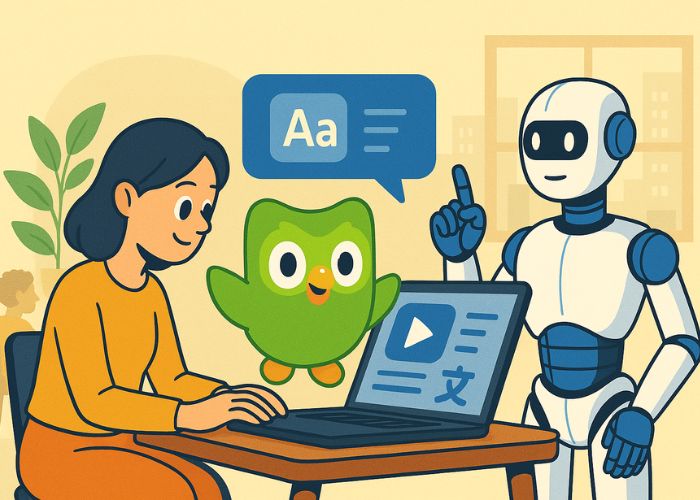 IA no Duolingo transforma educação digital