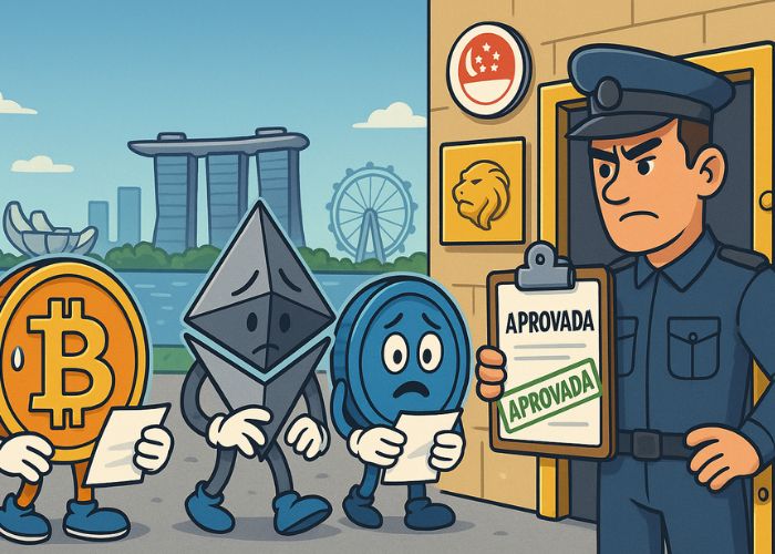 Licença para cripto no exterior será exigida por Cingapura