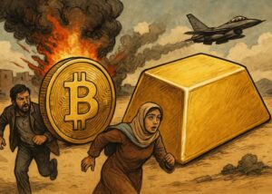 Bitcoin e ouro em tensão geopolítica: entenda o contraste