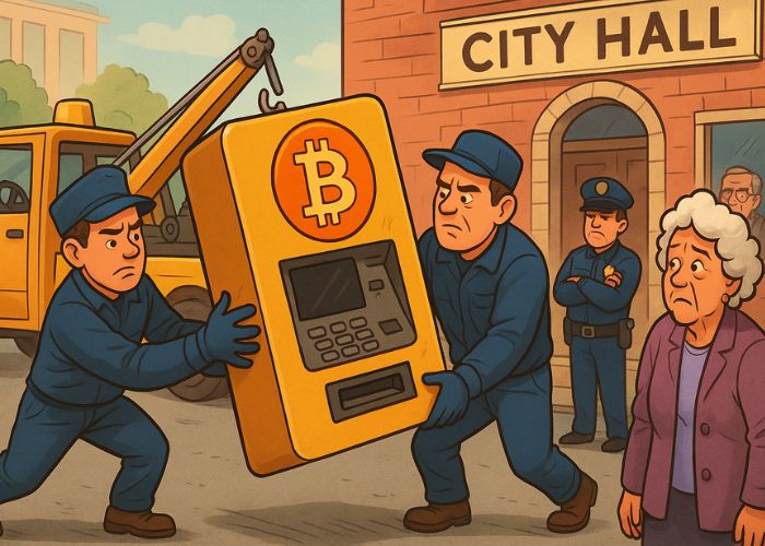 Washington proíbe caixas de Bitcoin