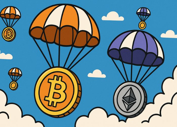 Airdrop NOTURNO da Midnight inclui Bitcoin e Ethereum