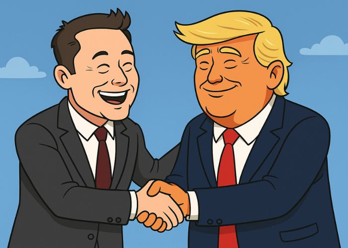 Musk e Trump fazem as pazes e impulsionam a Dogecoin
